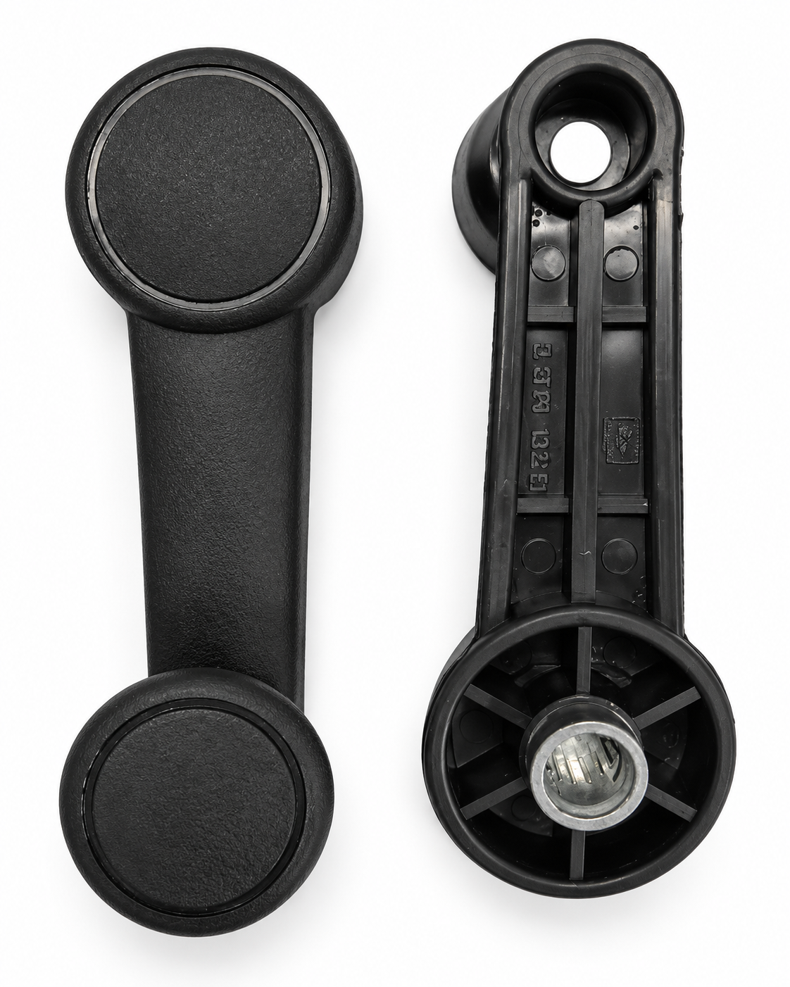 MANIJA DE ELEVADOR FORD COURIER/ECOSPORT/FIESTA/FOCUS/IKON/KA NEGRA METAL