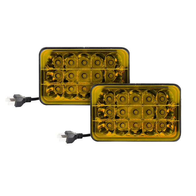 UNIDAD H4656 15 LEDS ALTA/BAJA AMBAR (JUEGO)