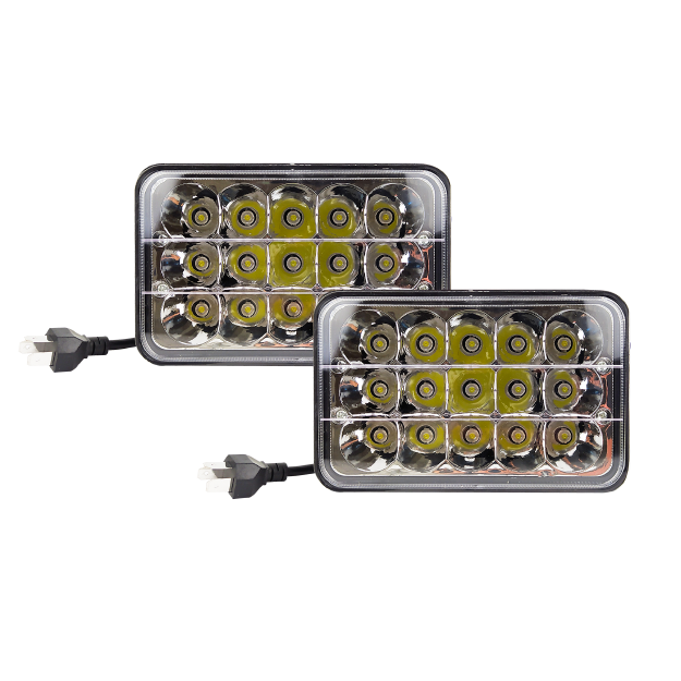 UNIDAD H4656 15 LEDS BICOLOR ALTA Y BAJA 12/24V (JUEGO)