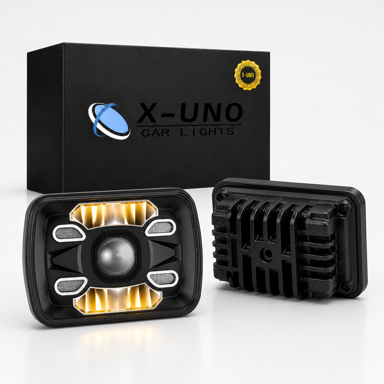 #13 UNIDAD H6054 PROYECTOR ALTA/BAJA BLANCA C/CUARTO BLANCO Y AMBAR X-UNO