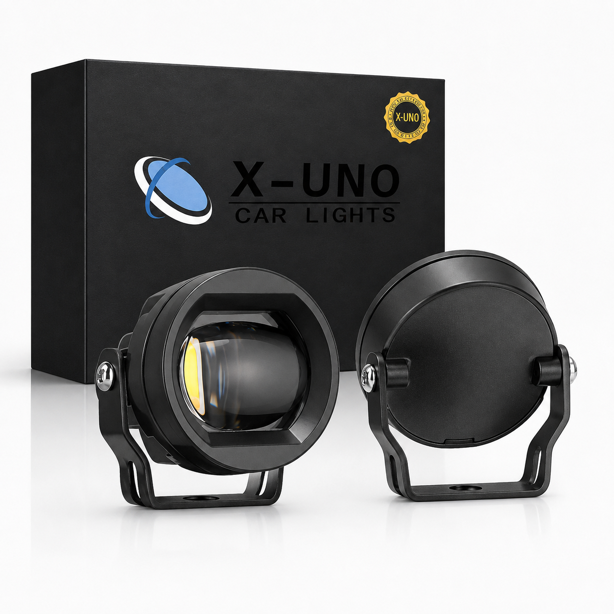 #14-M FARO AUXILIAR C/PROYECTOR BLANCO / AMBAR FIJO C/LASER ROJO X-UNO