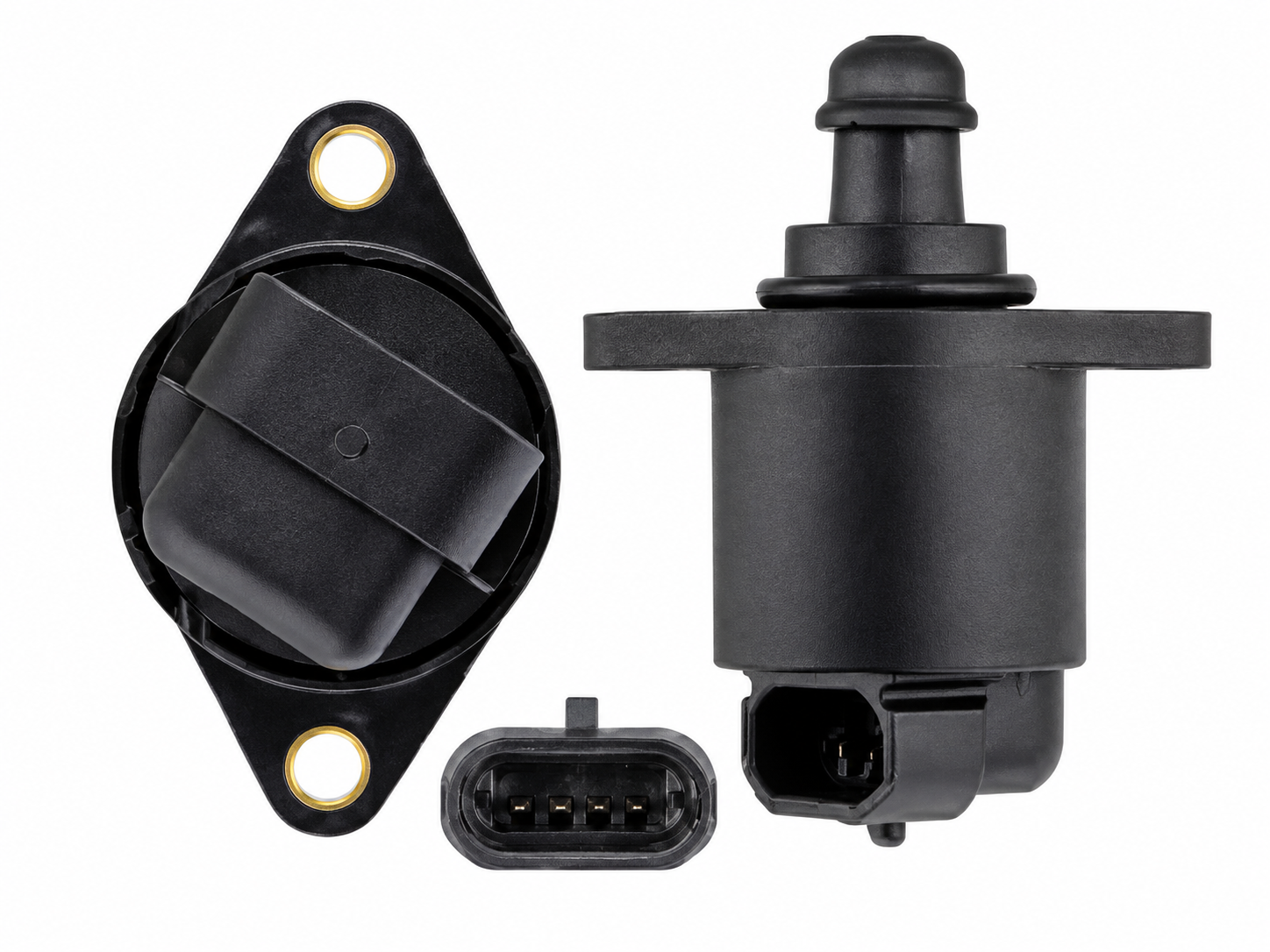 VALVULA DE MARCHA MINIMA IAC VOLKSWAGEN POINTER 4 TERMINALES IFUEL = 11785