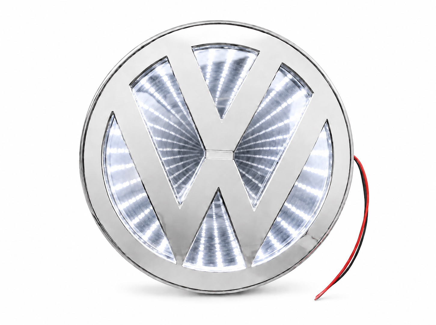 ESCUDO VOLKSWAGEN C/LUZ BLANCA 3D C/PEGATINA