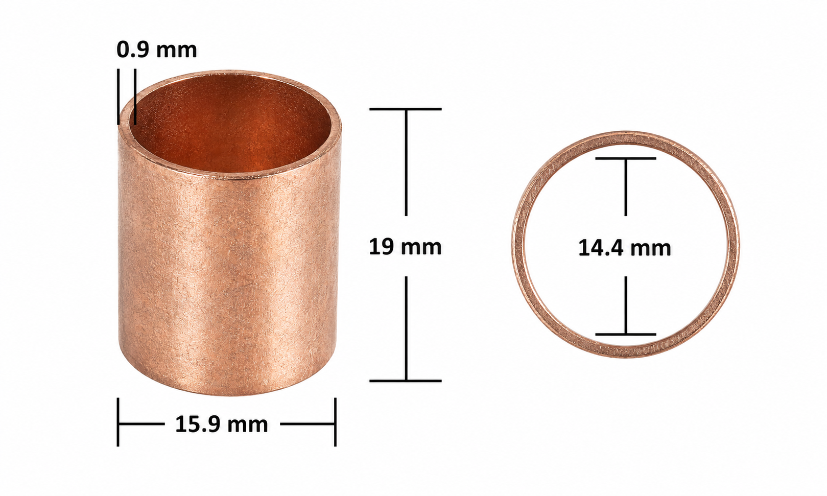 BUJE DELCO 5,10, 20, 22, 25, 27 MT LADO COLECTOR CASCARITA 501 ECO.