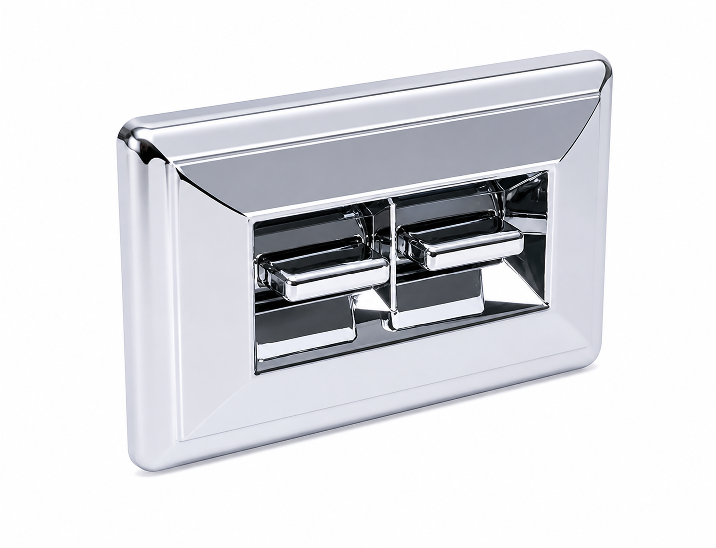 SWITCH DE ELEVADOR CRISTAL CHEVROLET/GMC/OLDSMOBILE/PONTIAC DS1473 (DOBLE) CARCAZA CROMO ECO.