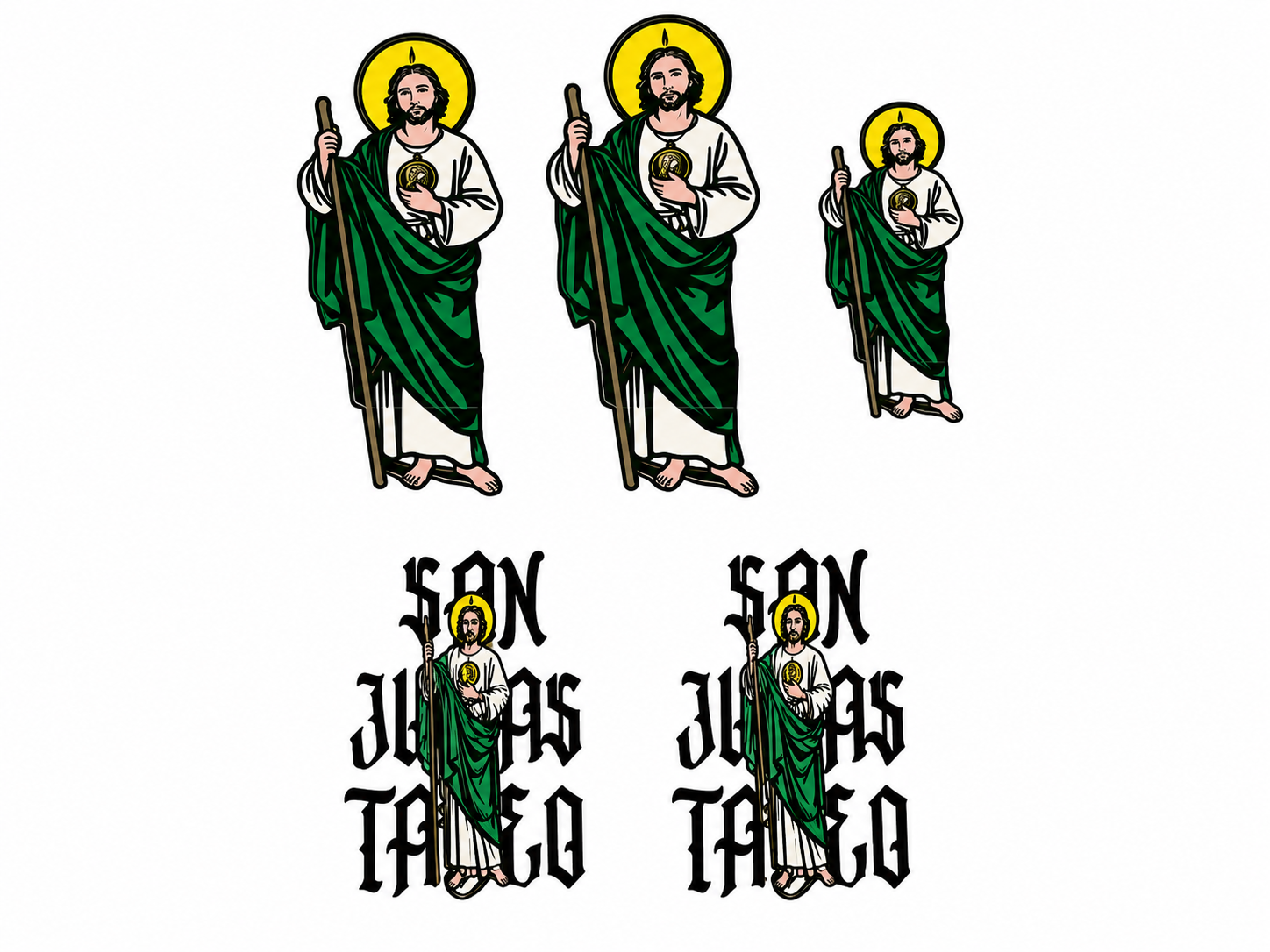 PLANILLA DE CALCOMANIAS (5 CALCAS) SAN JUDAS TADEO