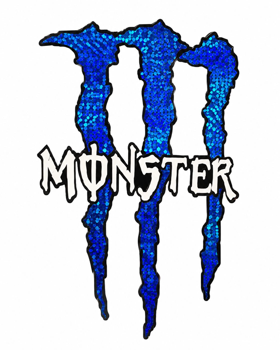 CALCOMANIA LATERAL MONSTER AZUL