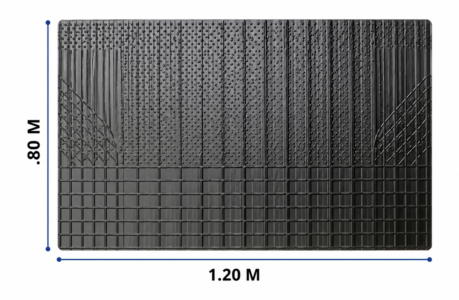 TAPETE DE CAJUELA 120X80 PVC (1 PIEZA)