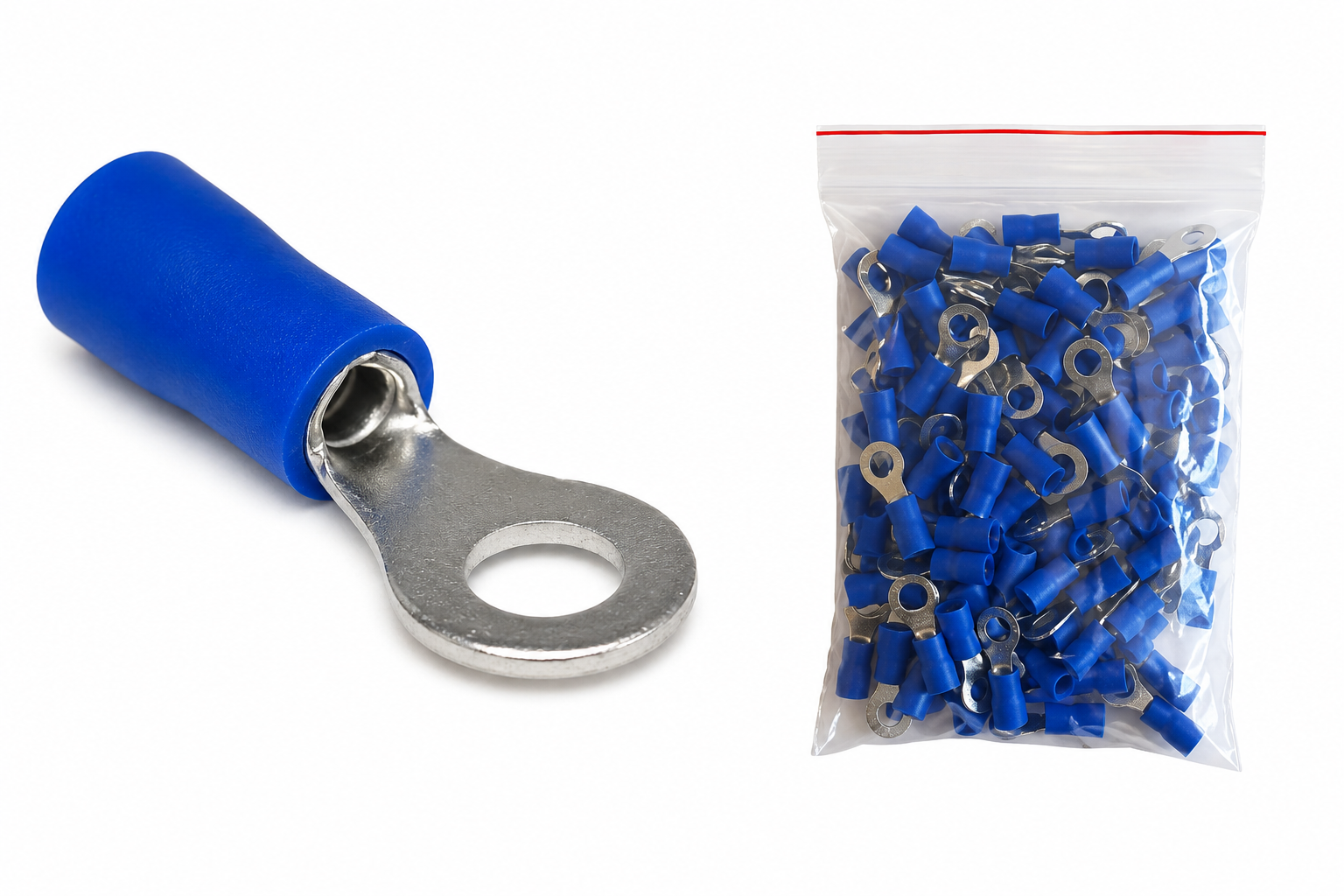 TERMINAL 3/16 AZUL  4.7 MM (BOLSA 100 PZAS)